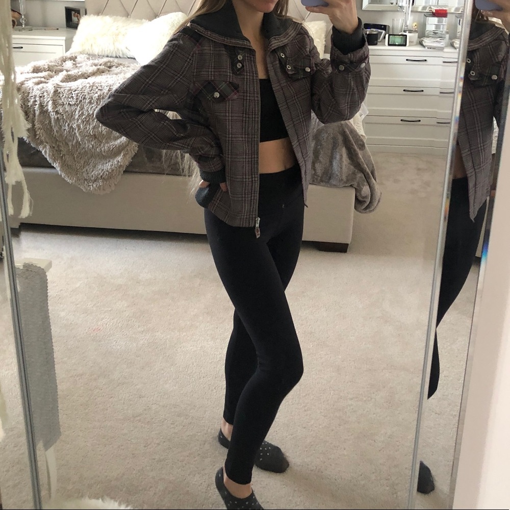Plaid Biker Jacket - Picture 4 of 6